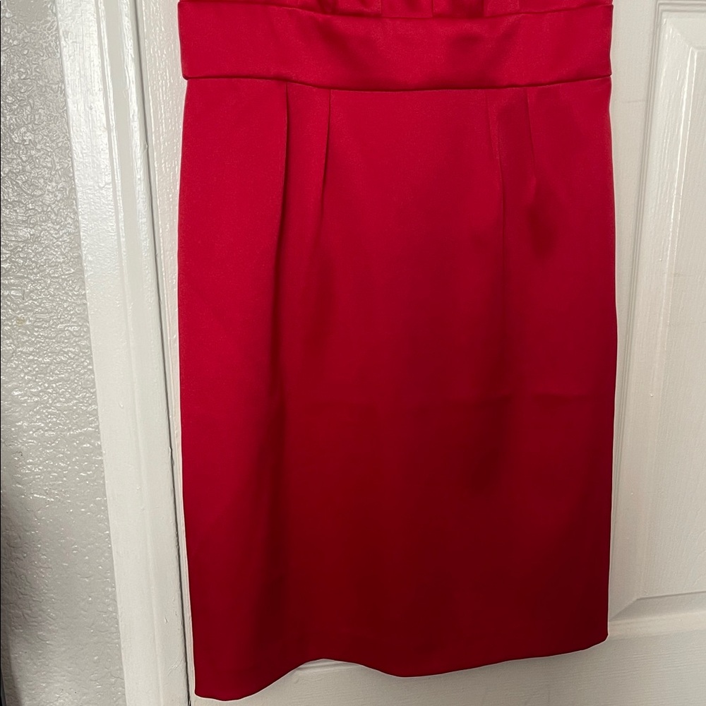 Jessica Howard Vibrant Red Ruffled Mini Dress - Picture 10 of 11